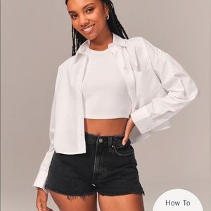 Abercrombie and Fitch mom short high rise curve love